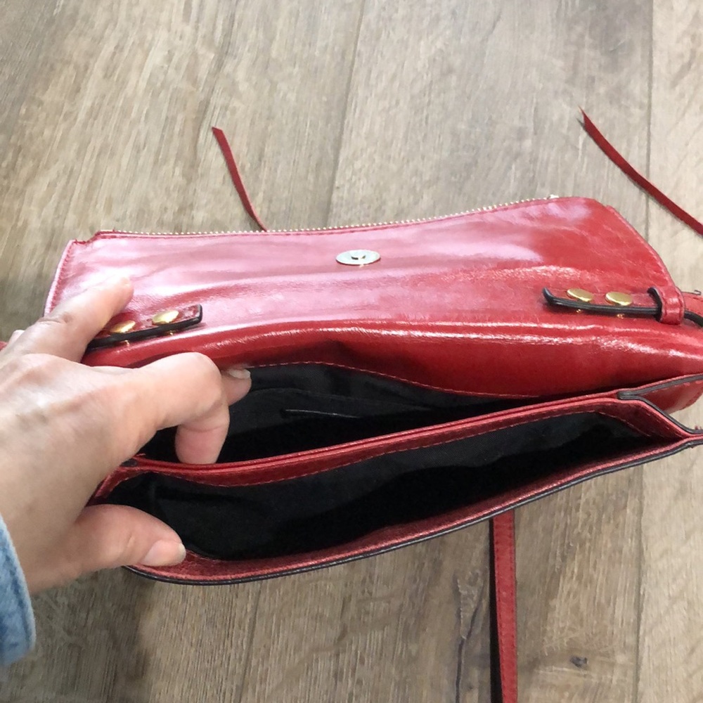 REBECCA MINKOFF Distressed Leather Crossbody Bag - Picture 7 of 14